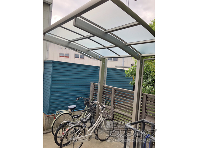 長野県長野市ののサイクルポート・駐輪場 レイナポートグランミニZ 積雪〜20cm対応 施工例