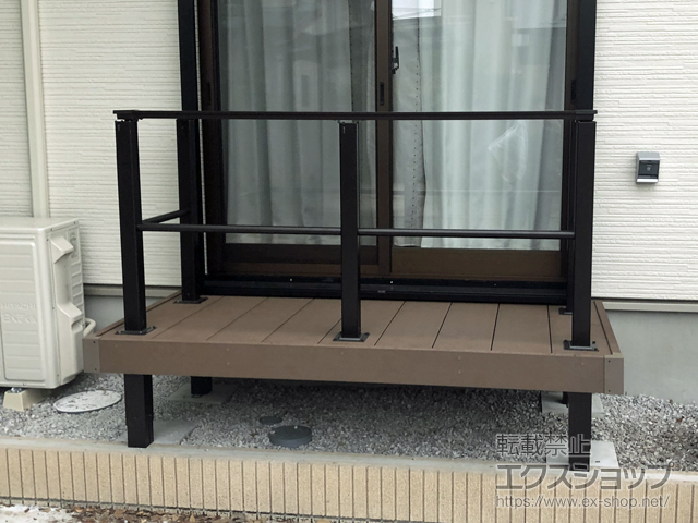 東京都調布市ののウッドデッキ リウッドデッキ 200 施工例