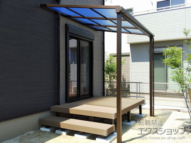 福岡県北九州市ののウッドデッキ リウッドデッキ 200 施工例