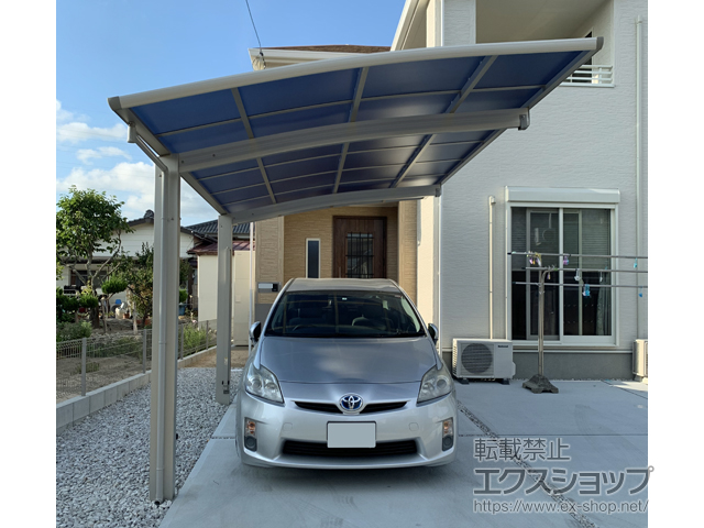 山口県防府市ののカーポート プレシオスポート 積雪〜20cm対応 施工例