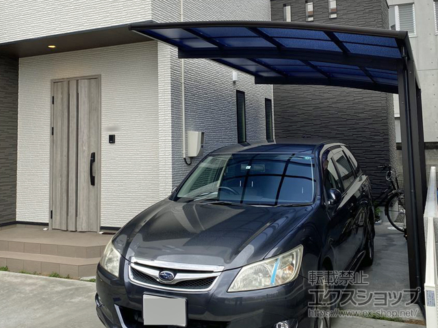 愛媛県松山市ののカーポート プレシオスポート 積雪〜20cm対応 施工例