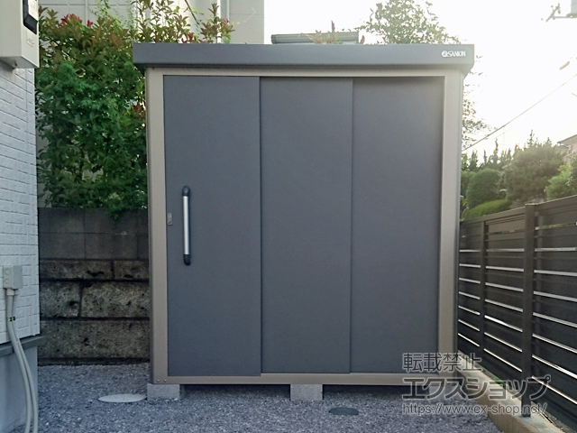 東京都八王子市のの物置・屋外倉庫 エスケーエイト SK8-70 一般型 1800×1200×1940 SK8-70-GK 施工例