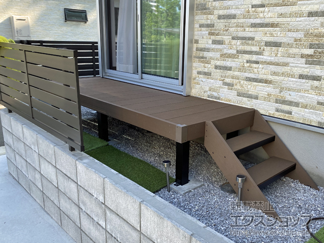 東京都八王子市ののウッドデッキ リウッドデッキ 200 施工例