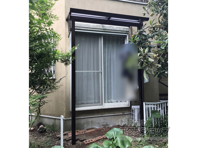 神奈川県茅ヶ崎市ののテラス屋根 プレシオステラスII F型 テラスタイプ 単体 積雪〜20cm対応 施工例