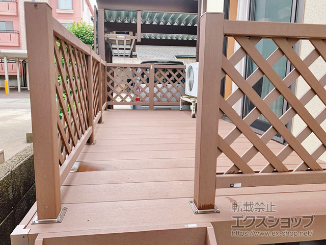 福井県福井市ののウッドデッキ リウッドデッキ 200 施工例