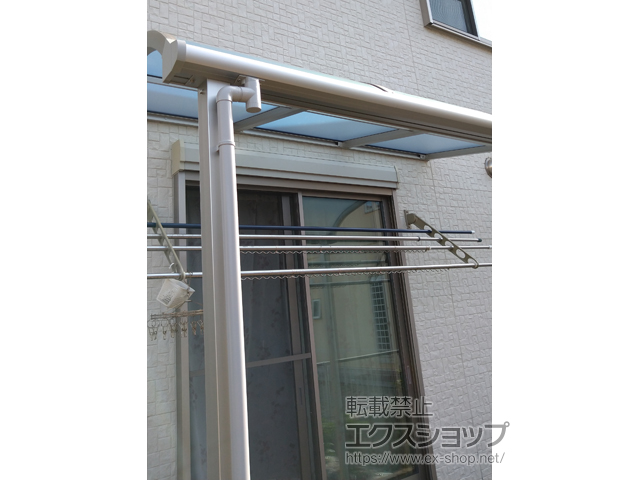 長崎県長崎市ののテラス屋根 ソラリア R型 テラスタイプ 単体 積雪〜20cm対応 施工例