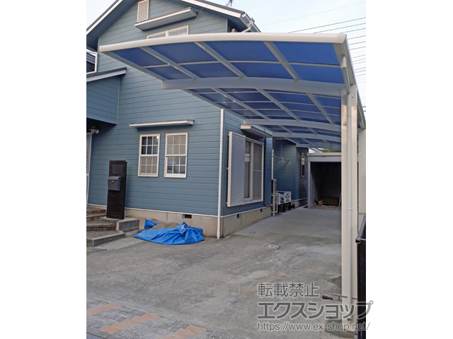 三重県津市ののカーポート レイナポートグラン 縦連棟　積雪〜20cm対応 施工例