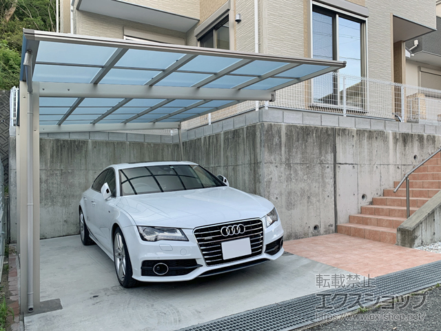 兵庫県神戸市ののカーポート エフルージュグラン　積雪〜20cm対応 施工例