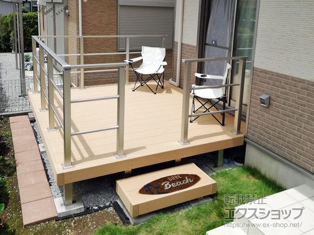 神奈川県横浜市ののウッドデッキ リウッドデッキ 200 施工例
