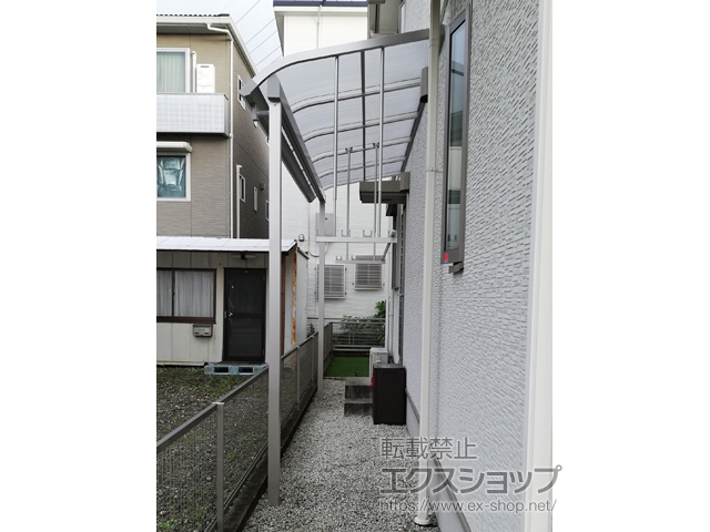 愛知県一宮市ののテラス屋根 ソラリア R型 テラスタイプ 単体 積雪〜20cm対応 施工例