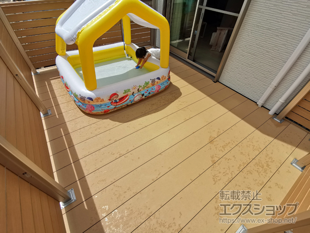 神奈川県相模原市ののウッドデッキ リウッドデッキ 200 施工例