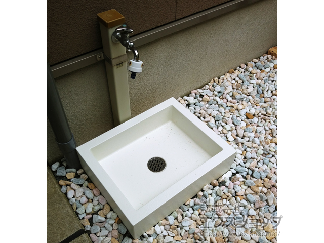 石川県金沢市のの立水栓・ガーデンシンク シンプルパン 施工例