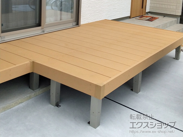 奈良県生駒郡斑鳩町ののウッドデッキ リウッドデッキ 200 施工例