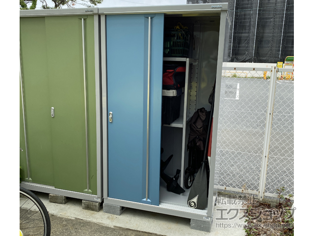 神奈川県三浦郡葉山町のの物置・屋外倉庫 シンプリー 一般型 1100×755×1903（MJX-117E-P） MJX-117E-P-AB 施工例