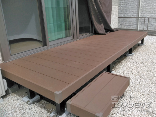 三重県桑名市ののウッドデッキ リウッドデッキ 200 施工例