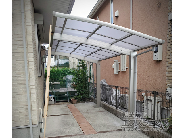 東京都西東京市ののカーポート プレシオスポート 積雪〜20cm対応 施工例