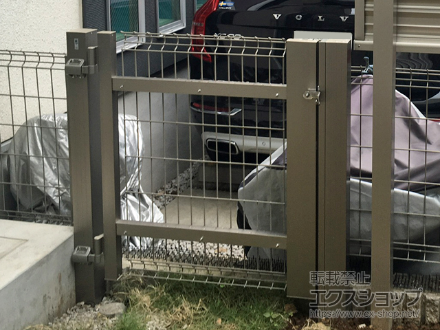 東京都杉並区のの門扉 ハイグリッド門扉NF8型 片開き　柱使用 施工例