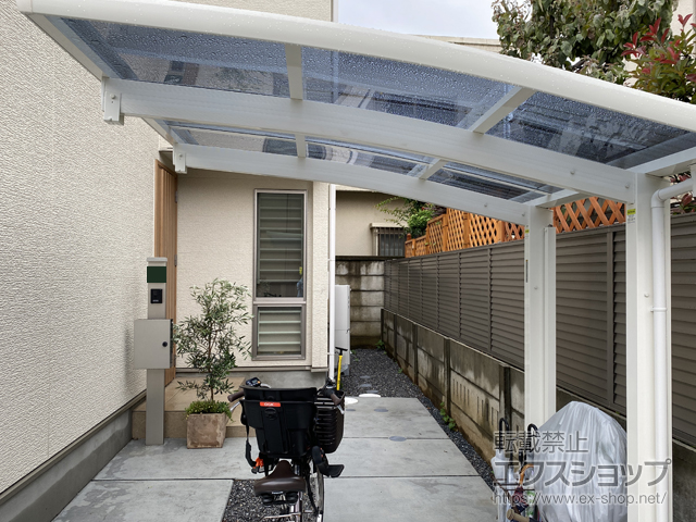 東京都小平市ののサイクルポート・駐輪場 レイナポートグランミニ 積雪〜20cm対応 施工例