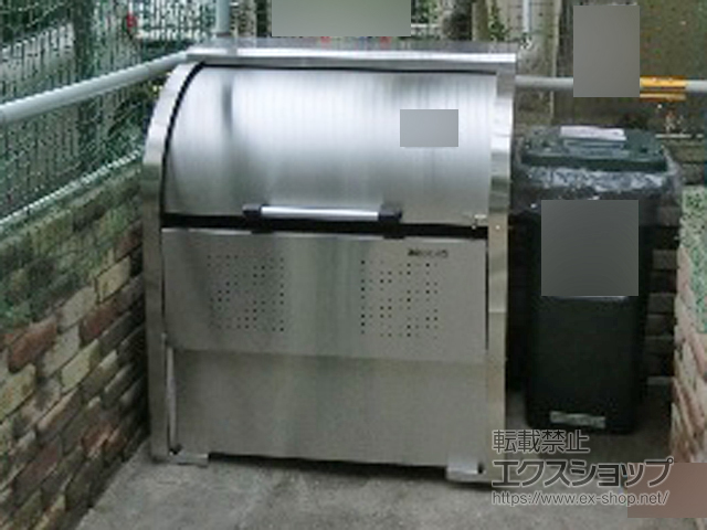 兵庫県西宮市ののゴミステーション クリーンストッカー CKS-1007型 （容量600L） 施工例