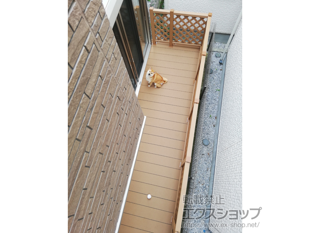 神奈川県藤沢市ののウッドデッキ リウッドデッキ 200 施工例