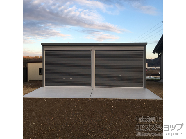愛知県春日井市のの倉庫・ガレージ GRN-3662JL-2-UG ガレーディア 一般型 施工例