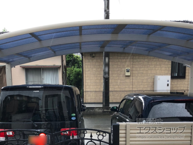 熊本県熊本市ののカーポート レイナツインポートグラン　積雪〜20cm対応 施工例
