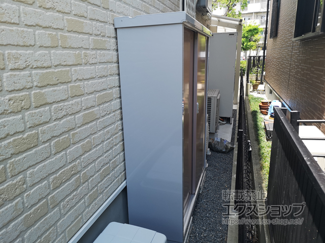 愛知県津島市のの物置・屋外倉庫 シンプリー 一般型 （MJX-134D-P） 施工例