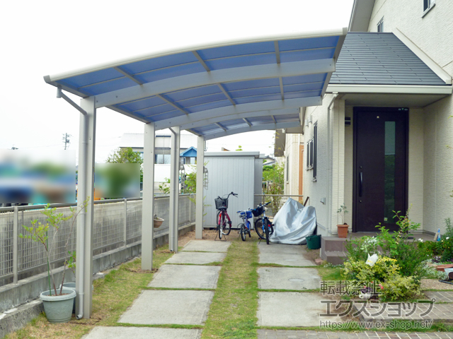 熊本県熊本市ののカーポート プレシオスポート 積雪〜20cm対応 施工例