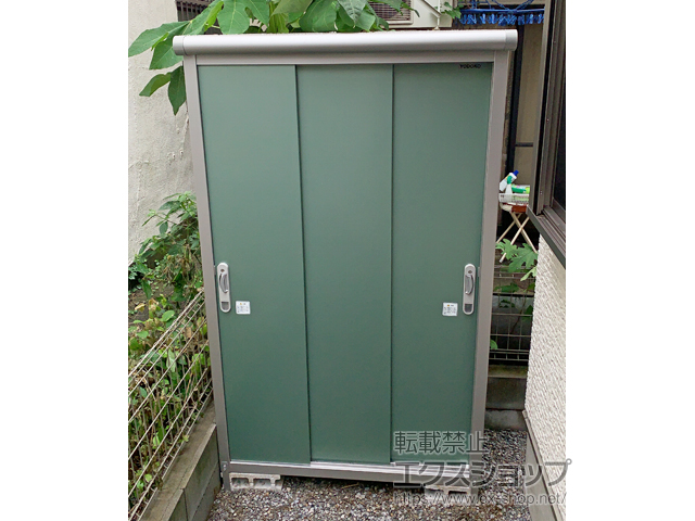 東京都江戸川区のの物置・屋外倉庫 エスモ 一般型 1200×520×1959 ESE-1205A-EG 施工例