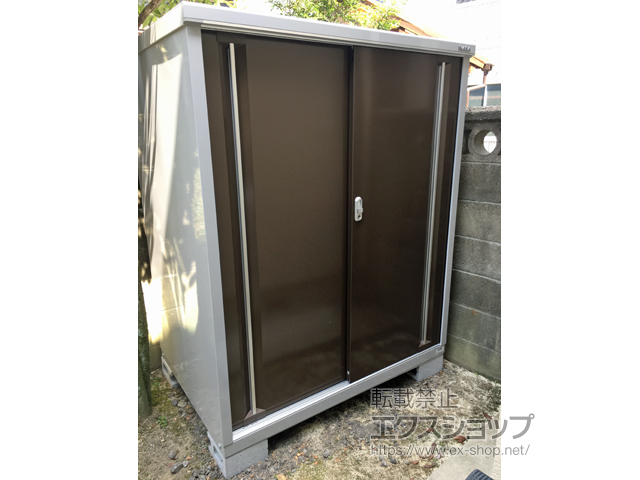 兵庫県たつの市のの物置・屋外倉庫 シンプリー 一般型 1320×905×1603（MJX-139D-P） MJX-139D-P-TB 施工例