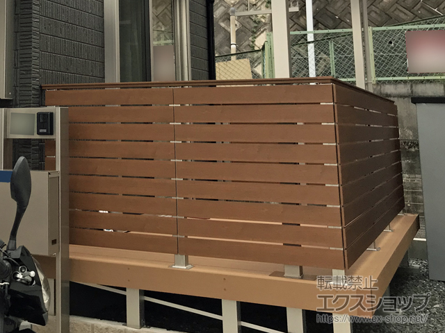 大阪府寝屋川市ののウッドデッキ リウッドデッキ 200 施工例