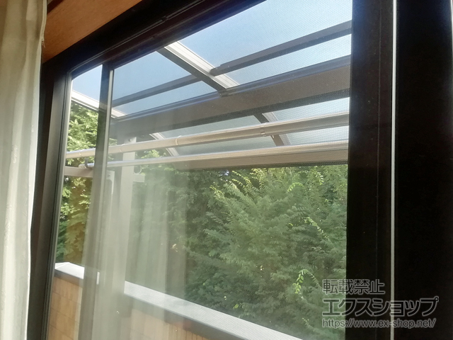 埼玉県志木市ののバルコニー・ベランダ屋根 プレシオステラスII R型 屋根タイプ 単体 積雪〜20cm対応 施工例