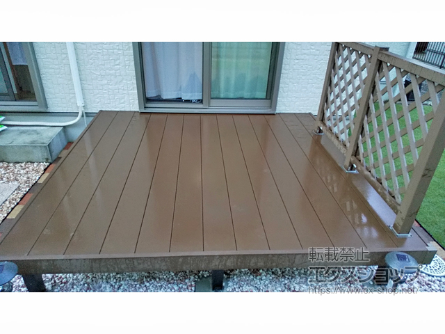 茨城県取手市ののウッドデッキ リウッドデッキ 200 施工例