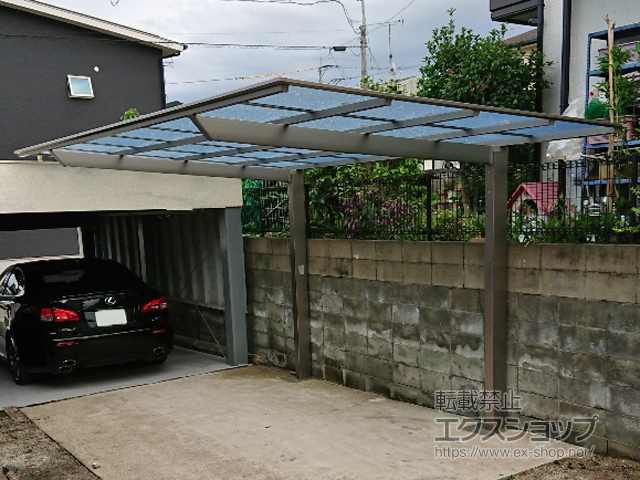 福岡県糟屋郡志免町ののカーポート ソリッドポート 積雪〜20cm対応 施工例
