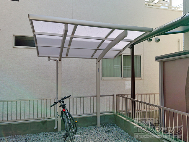 広島県福山市ののサイクルポート・駐輪場 プレシオスポート ミニ 積雪〜20cm対応 施工例