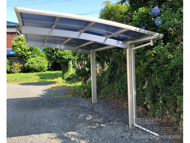 佐賀県唐津市ののカーポート プレシオスポート 積雪〜20cm対応 施工例