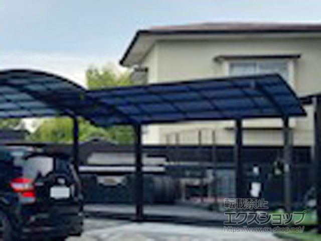 山口県山口市ののカーポート レイナポートグラン　積雪〜20cm対応 施工例