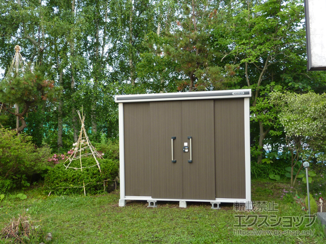 北海道小樽市のの物置・屋外倉庫 エルモ 積雪型 2570×2920×2116（LMDS-2529） LMDS-2529-DW 施工例