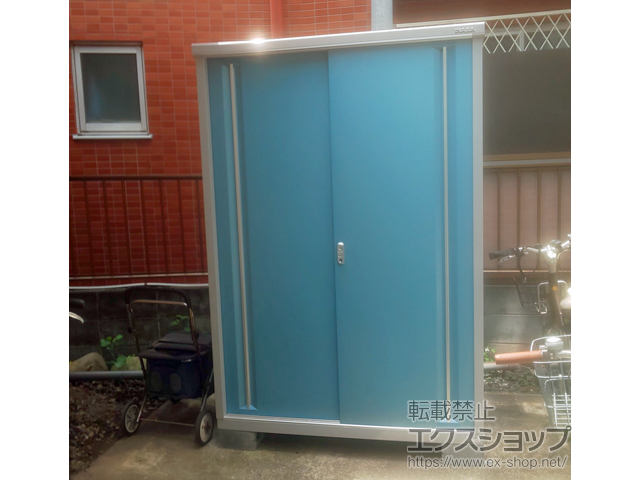 東京都日野市のの物置・屋外倉庫 シンプリー 一般型 1320×755×1903（MJX-137E-P） 施工例