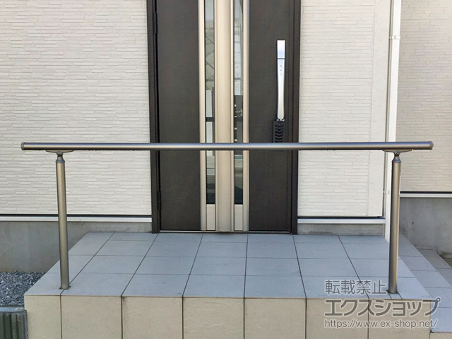 東京都町田市ののフェンス・柵 フェンスAB YS3型 横スリット3 木調カラー フリーポールタイプ 施工例