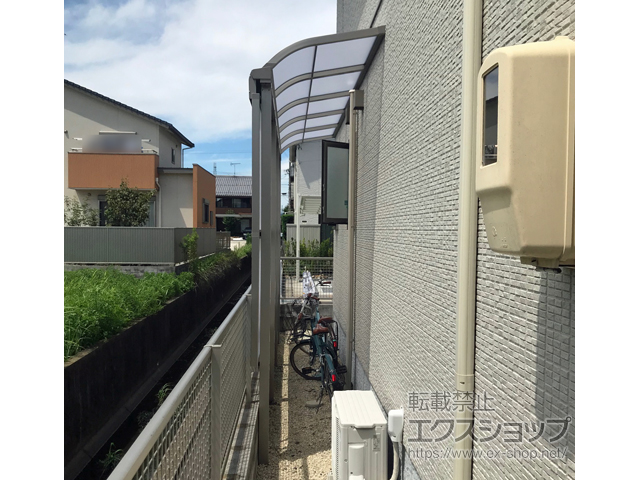 岐阜県岐阜市ののテラス屋根 スピーネ R型 テラスタイプ 単体 積雪〜20cm対応 施工例