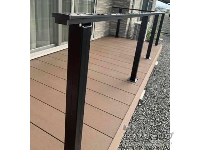 長野県松本市ののウッドデッキ マージウッドデッキ 施工例