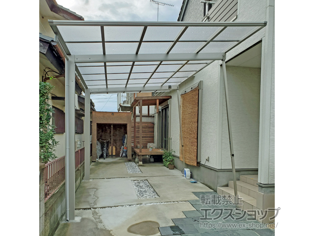 栃木県小山市ののカーポート エフルージュグラン　積雪〜20cm対応 施工例