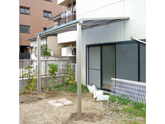 愛知県名古屋市ののテラス屋根 ソラリア F型 テラスタイプ 単体 積雪〜20cm対応 施工例