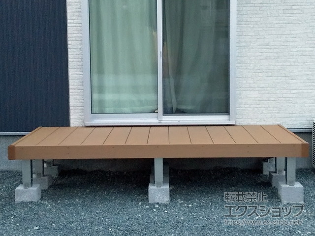 熊本県熊本市ののウッドデッキ リウッドデッキ 200 施工例