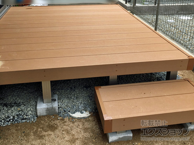 兵庫県神戸市ののウッドデッキ リウッドデッキ 200 施工例