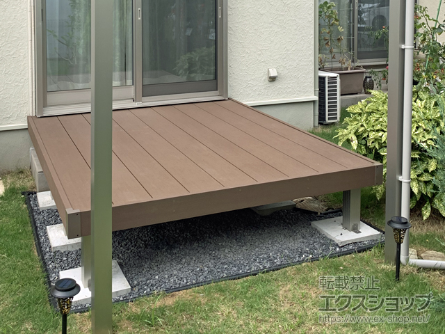 千葉県成田市ののウッドデッキ リウッドデッキ 200 施工例