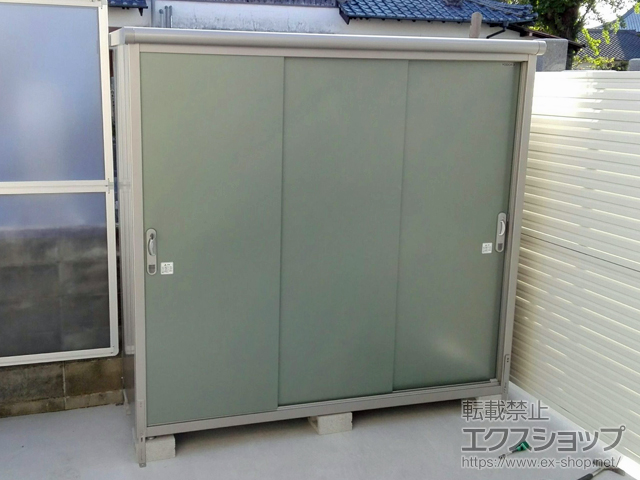 愛媛県松山市のの物置・屋外倉庫 エスモ 一般型 2100×750×1959 ESE-2107A-EG 施工例