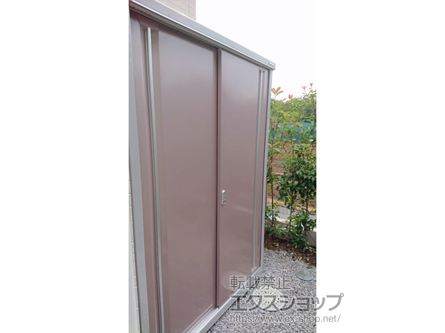 東京都国分寺市のの物置・屋外倉庫 シンプリー 一般型 1320×755×1903 MJX-137E-P-AR 施工例