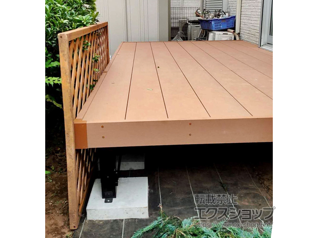 東京都狛江市ののウッドデッキ リウッドデッキ 200 施工例